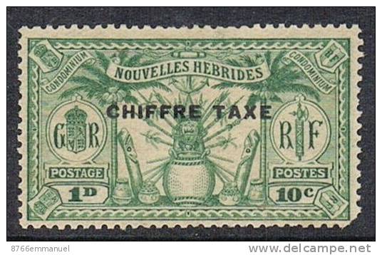 NOUVELLES-HEBRIDES TAXE N°1 N* - Strafport