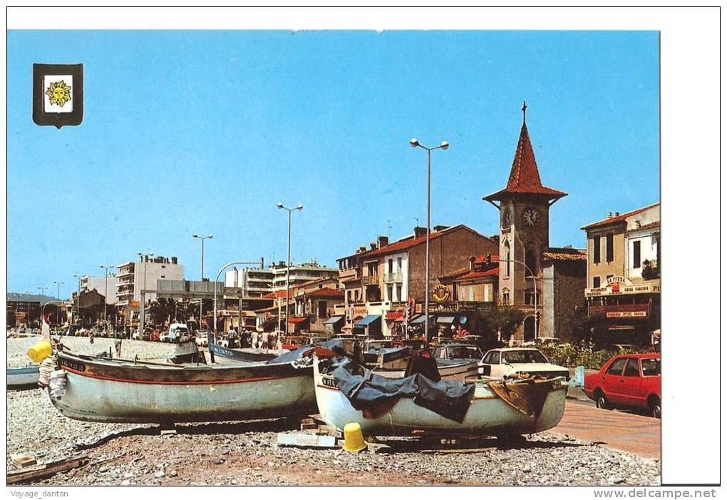 CP, 06, Le Cros De Cagnes, Promenade Du Bord De Mer, écrite - Cagnes-sur-Mer