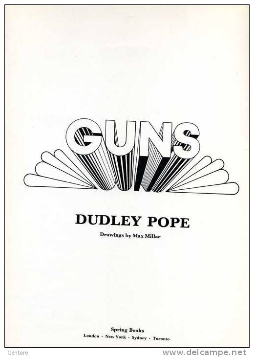 "GUNS"   By Dudley Poe  Edition 1969 - Englisch