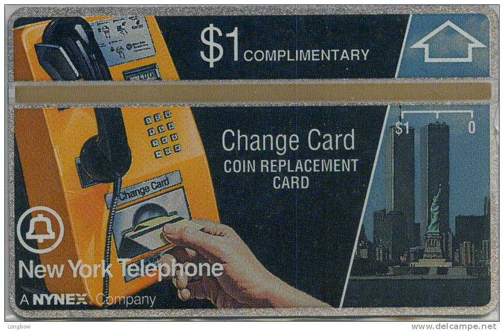 USA-NL-02-1991-$1-PHONE COMPLIMENTARY CARD-CN.108E-MINT - [1] Holographic Cards (Landis & Gyr)