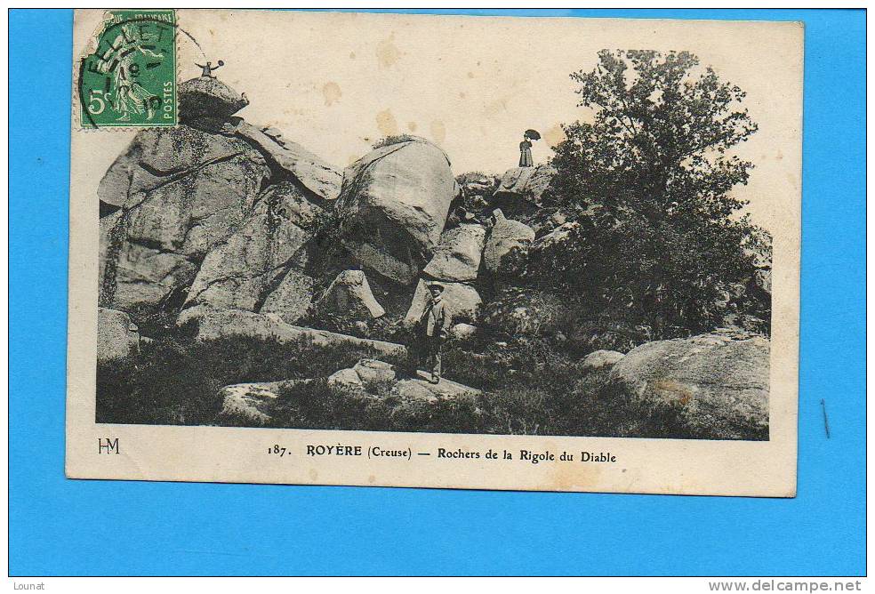 23 ROYERE - Rochers De La Rigole Du Diable - Royere