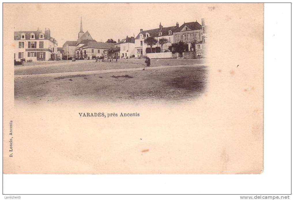 VARADES Près ANCENIS ( Hotel De France , église , Place ) # - Varades