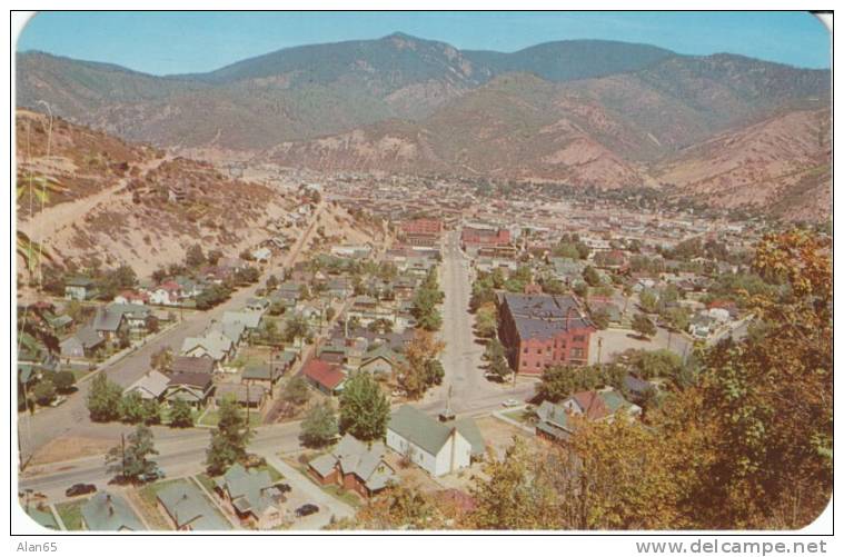 Kellogg Idaho Aerial View Of Town, C1950s Vintage Postcard - Autres & Non Classés