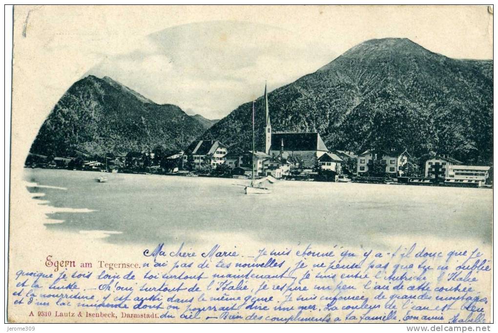 ALLEMAGNE - EGERN - CPA - N°9310 - Egern Am Tegernsee - Landshut