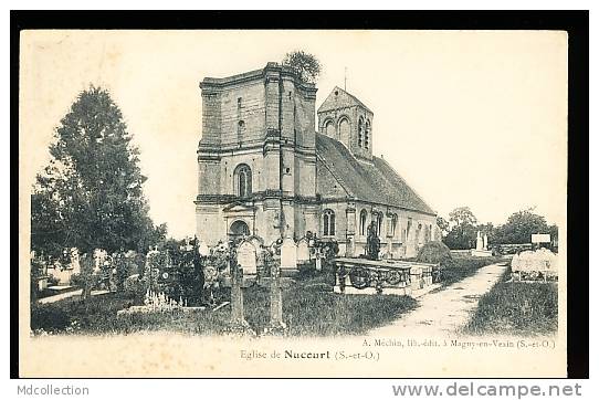 95 NUCOURT /         Eglise     / - Marly La Ville