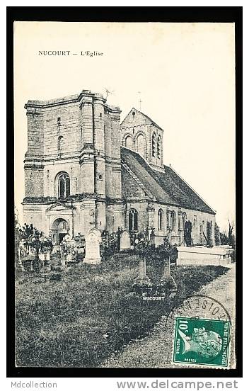 95 NUCOURT /         Eglise     / - Marly La Ville