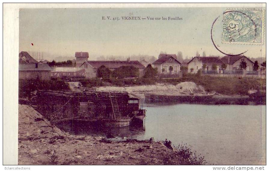 Essonne...Vigneux..Vue Sur Les Fouilles - Vigneux Sur Seine