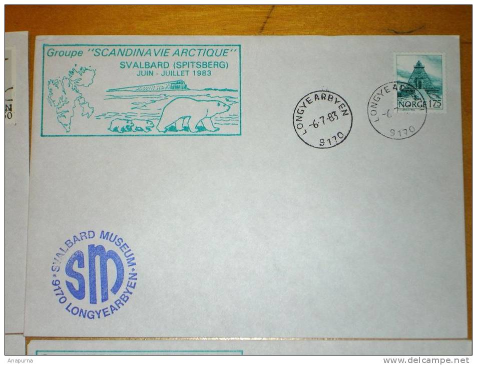 4 Plis Svalbard Spitsberg Groupe Scandinavie Arctique 1983 - Arctic Expeditions