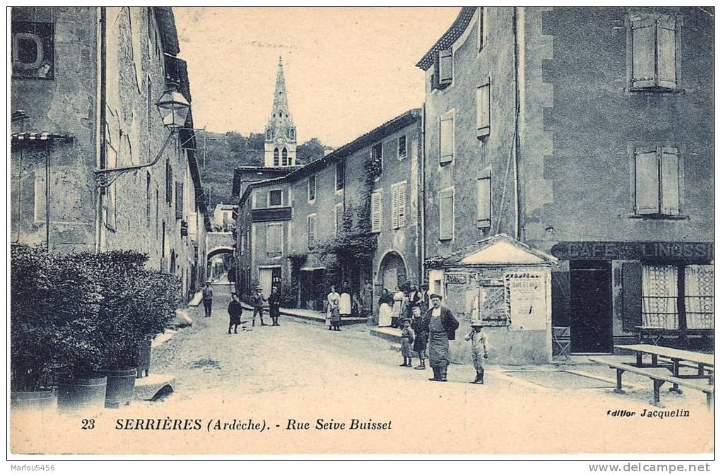 23 - SERRIERES - Rue Seive Buisset - Serrières