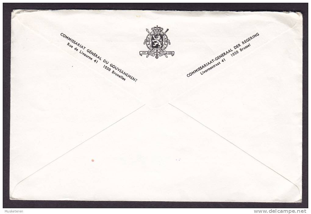 Belgium EXPOSITIONS NATIONALES DU TRAVAIL Bruxelles 1978 Cover W. Signature Sent To Holland (2 Scans) - Storia Postale