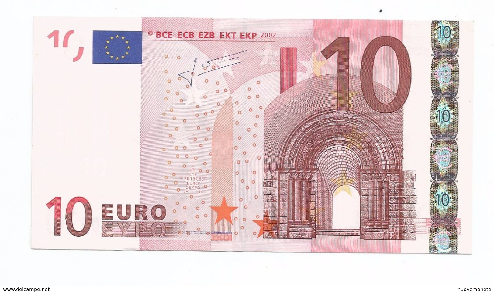 EURONOTES BANCONOTA BILLET DA 10 EURO N AUSTRIA F015C6 QFDS - 10 Euro
