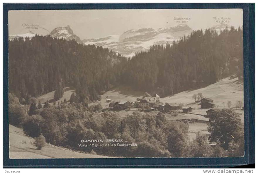 Ormonts Dessus, Vers L' Eglise Et Les Diablerets, - Ormont-Dessus 