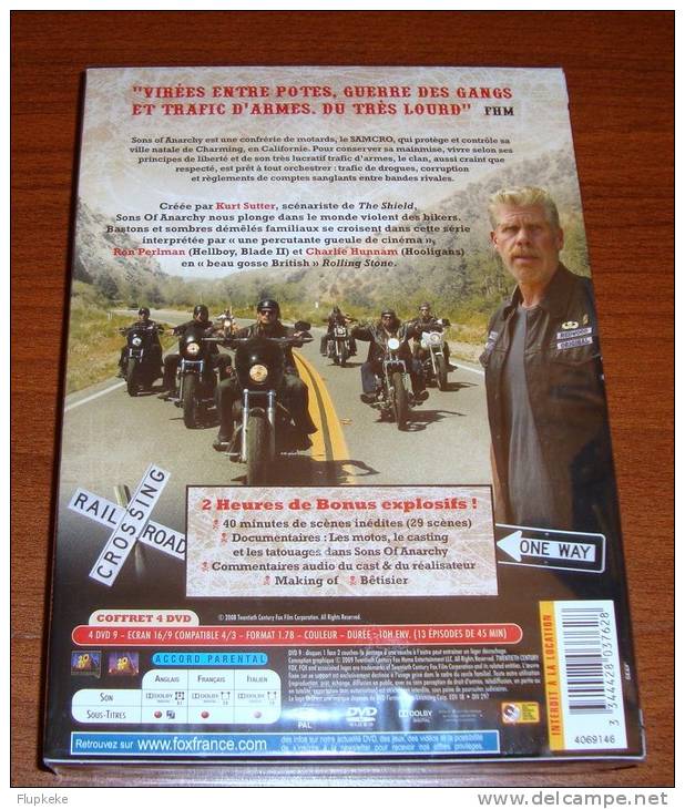 Dvd Zone 2 Sons Of Anarchy Saison 1 Complète Neuf Et Scellé Vo/vostfr/vf/version Italienne - Serie E Programmi TV