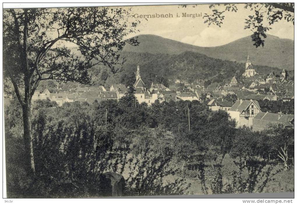 CPA (allemagne)    GERNSBACH  I Murgtal - Gernsbach