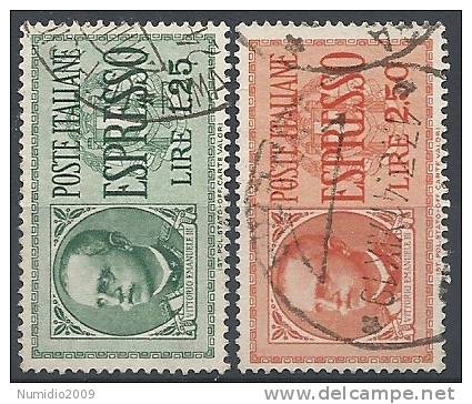 1932-33 REGNO USATO ESPRESSI 2 VALORI - RR9834 - Eilsendung (Eilpost)