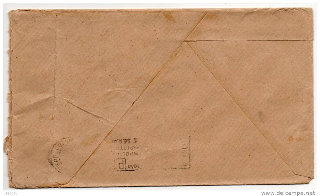 TURCHIA  /  ITALIA  - Cover_ Lettera   30 X 2 + 75   -  AIR MAIL 1960 - Lettres & Documents