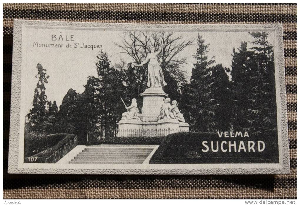 Chromo - Image Du Chocolat Suchard:BALE  En Suisse : Monument De Saint-Jacques - Suchard