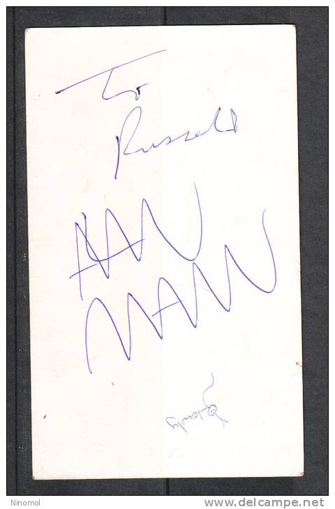 Alan Mann, One Of The Protagonists Of South African Radio Station Capital Radio 604 F Closed In 1996. - Autographes