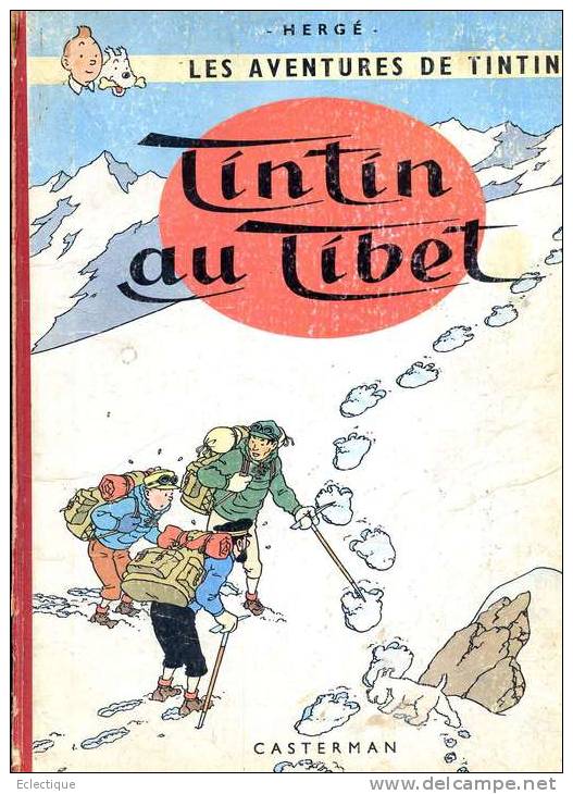 Tintin Au Tibet Réed. B31 1962 - Hergé