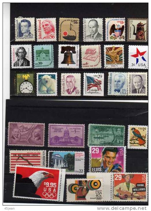 U.S.A: Joli Lot De Timbre Sans Gomme Valeur Faciale 27 Dollars Ou 20 Euros - Collections