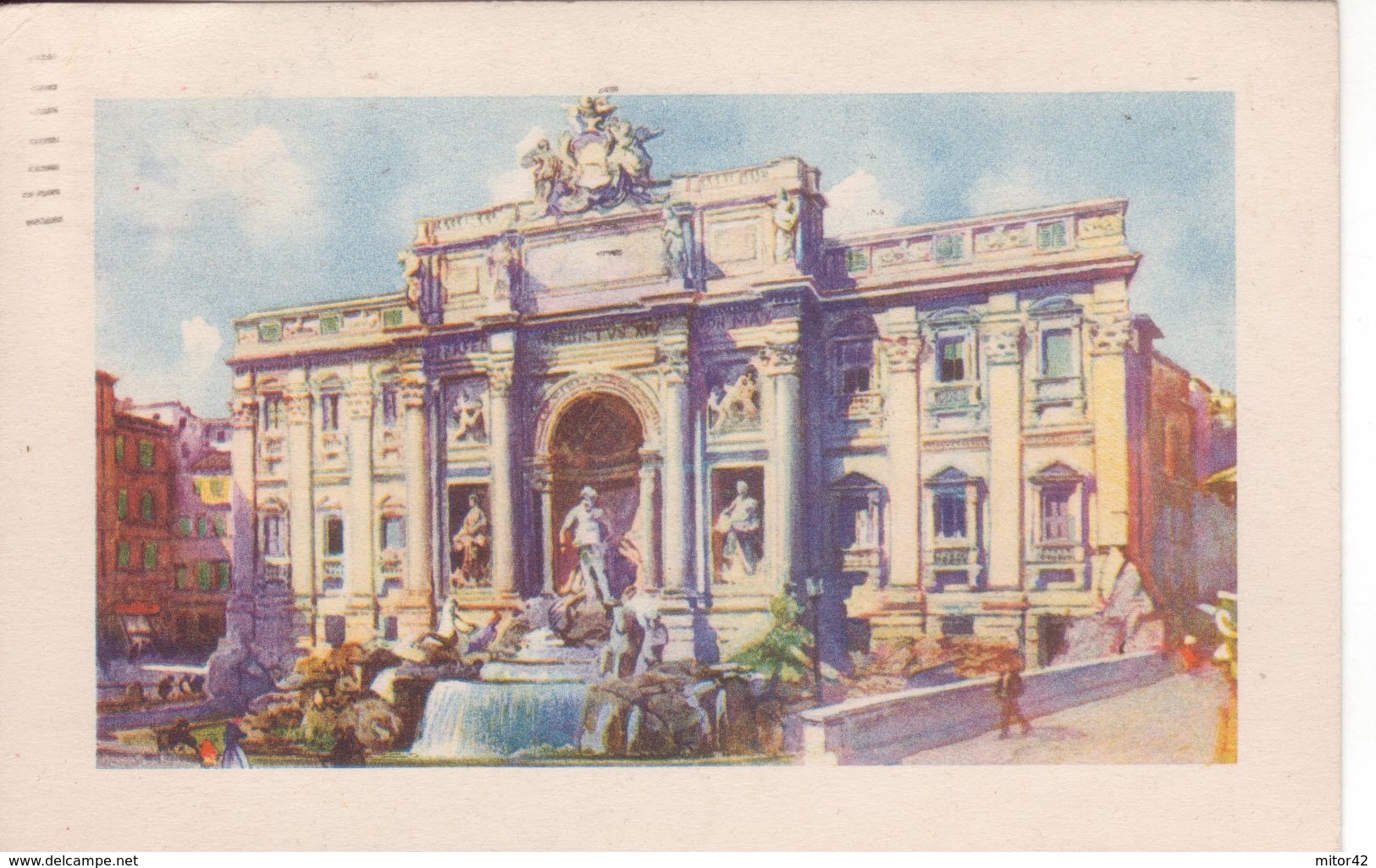 160-Roma-Fontana Di Trevi-v-1938 X Napoli-Storia Postale: Coppia 10c.Imperiale - Fontana Di Trevi