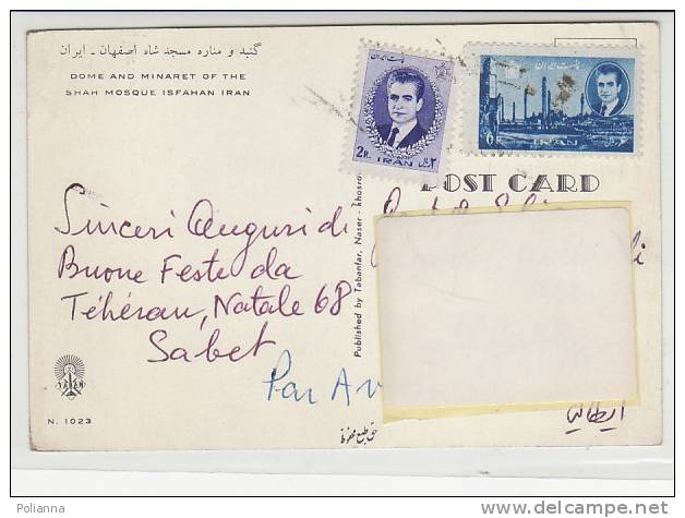 PO3054# IRAN - MOSCHEA ISFAHAN  VG 1968 - Irán