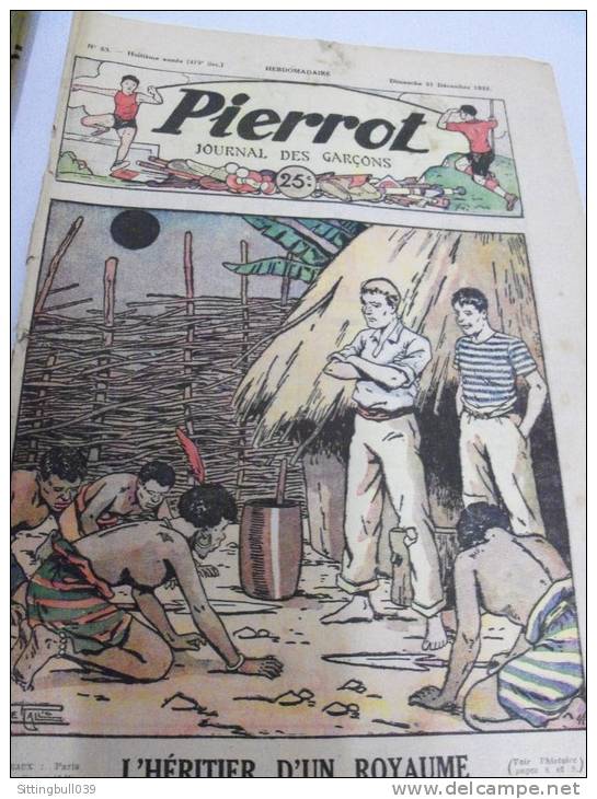 PIERROT. Journal Des Garçons. 1933. Année Complète, Soit 52 Numéros. Le Rallic, De La Nézière, Etc. - Pierrot