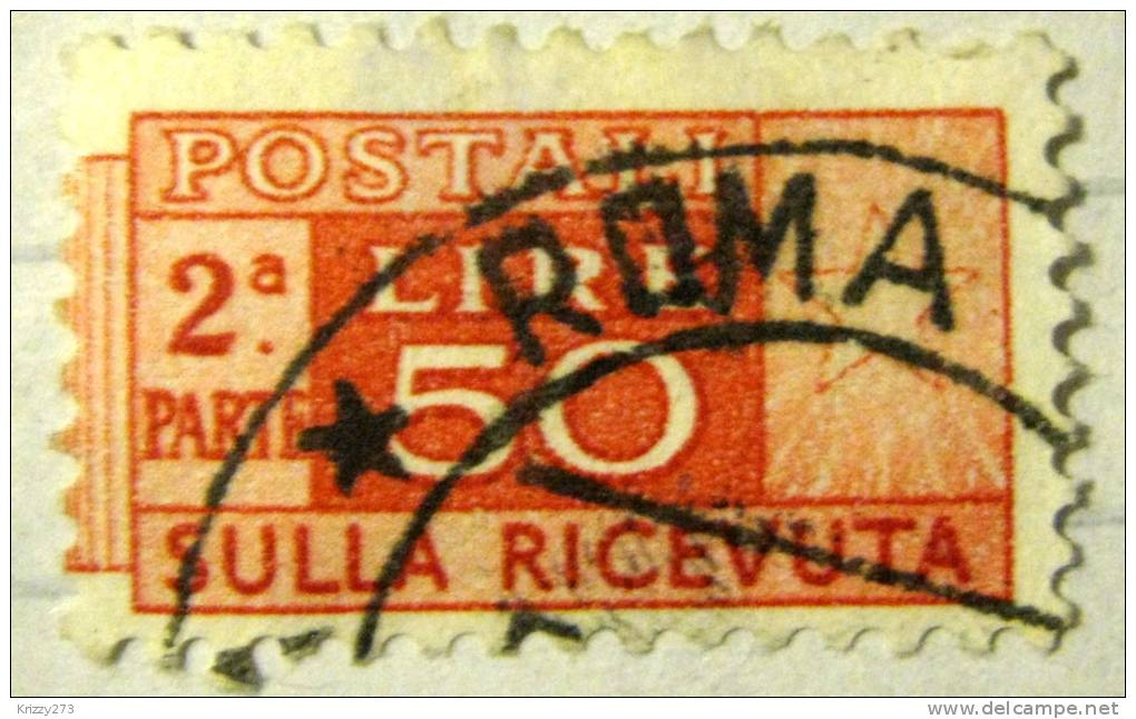 Italy 1946 Parcel Post 50l - Used - Colis-postaux