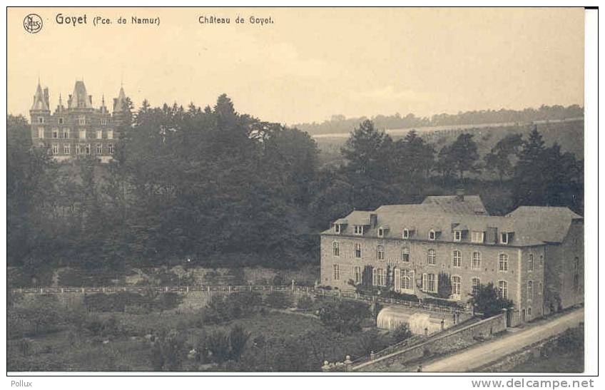 CPA: GOYET Château De GOYET - Gesves