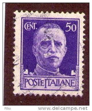 Italian, 1929,50 C.,Sassone#517,Y&T#460,Mi#673X,1944 ,used As Scan - Afgestempeld