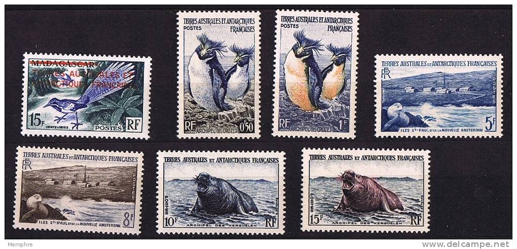 Sélection Des Premiers Timbres  1 à 7  Charnières Légères - Unused Stamps