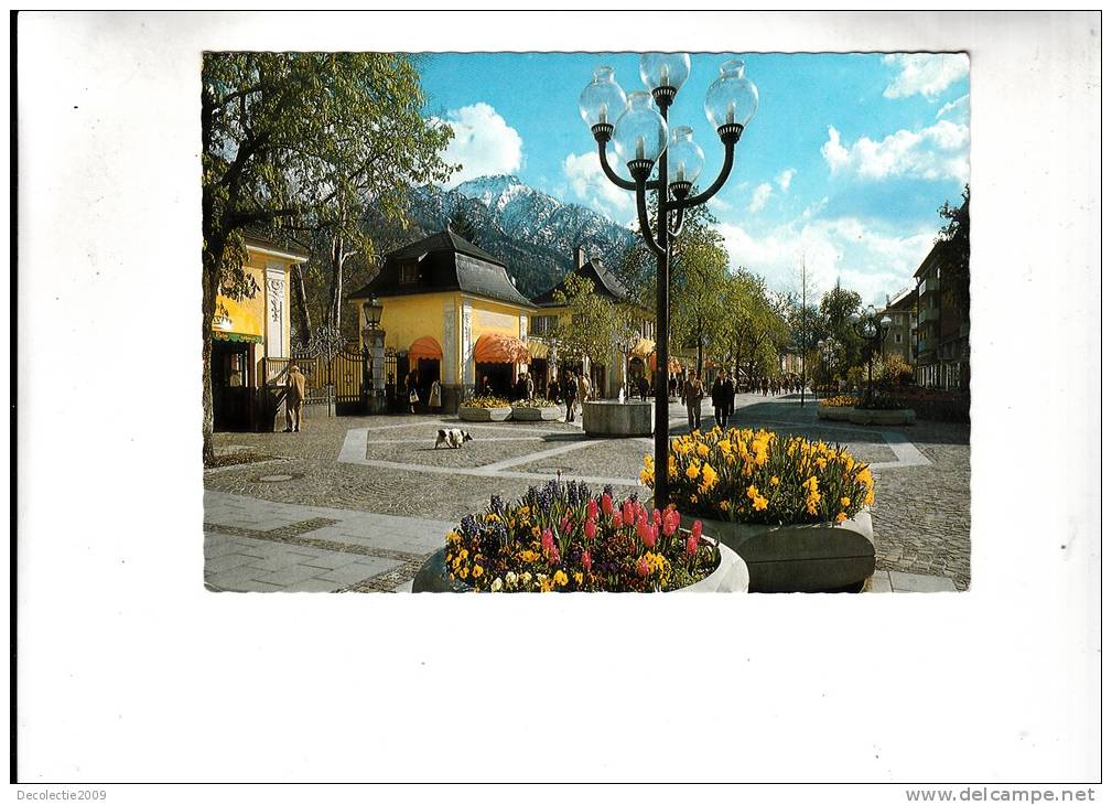 B54286 Bad Reichenhall Fussganger Garten Used Perfect Shape Back Scan Available At Request - Bad Reichenhall