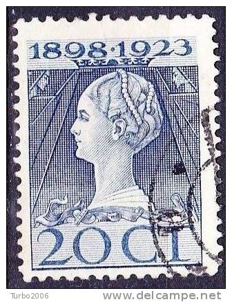 1923 Jubileumzegels 20 Cent Blauw Lijntanding 11½  X 12 NVPH 125 G - Oblitérés