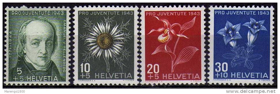 Svizzera 1943 - Pro Juventute **  (g2450)   (NT !) - Unused Stamps