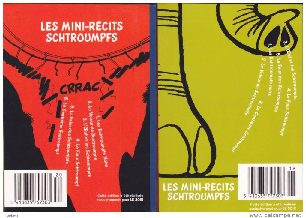 Mini Récits Des Schtroumpfs Collection Complète Couverture 240 Gr Pelliculage Brillant Recto Peyo 2008 - Schtroumpfs, Les