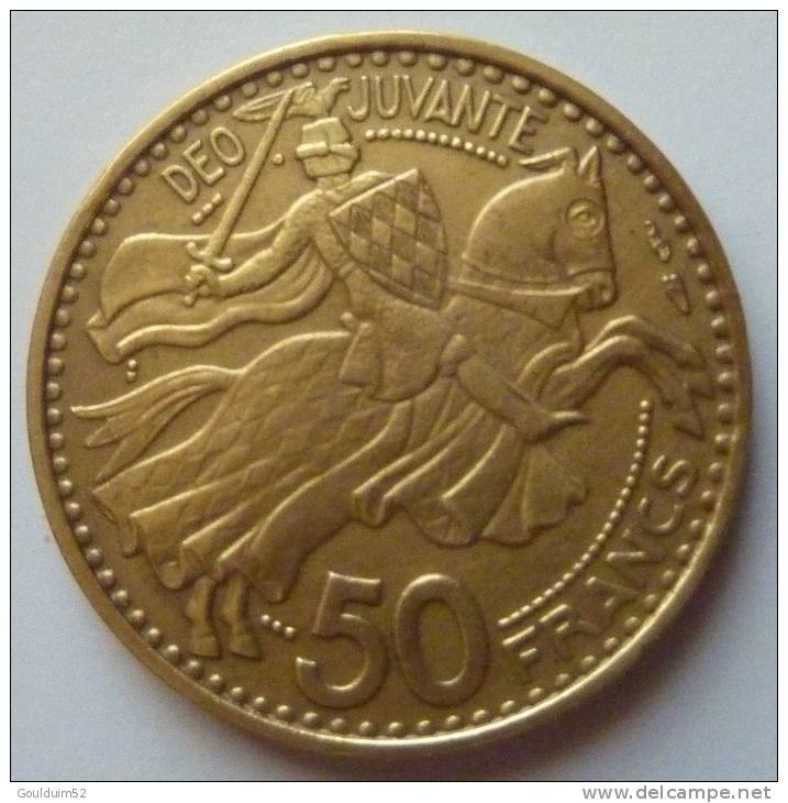 Cinquante Francs 1950 Rainier III - 1949-1956 Franchi Antichi