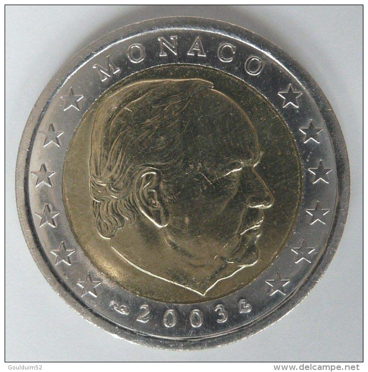 Deux Euros 2003  Rainier III - Non Classés