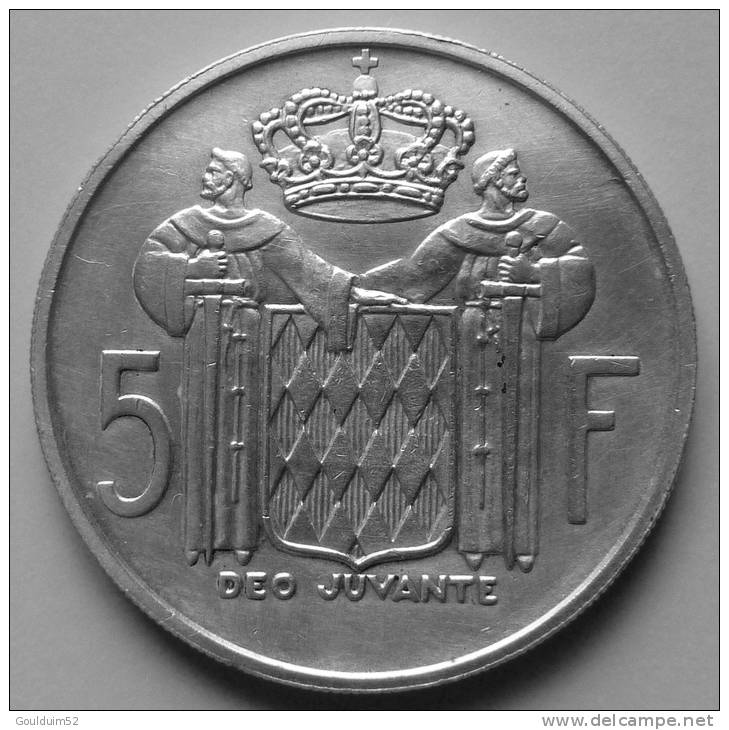 Cinq Francs 1960  Rainier III - 1960-2001 New Francs