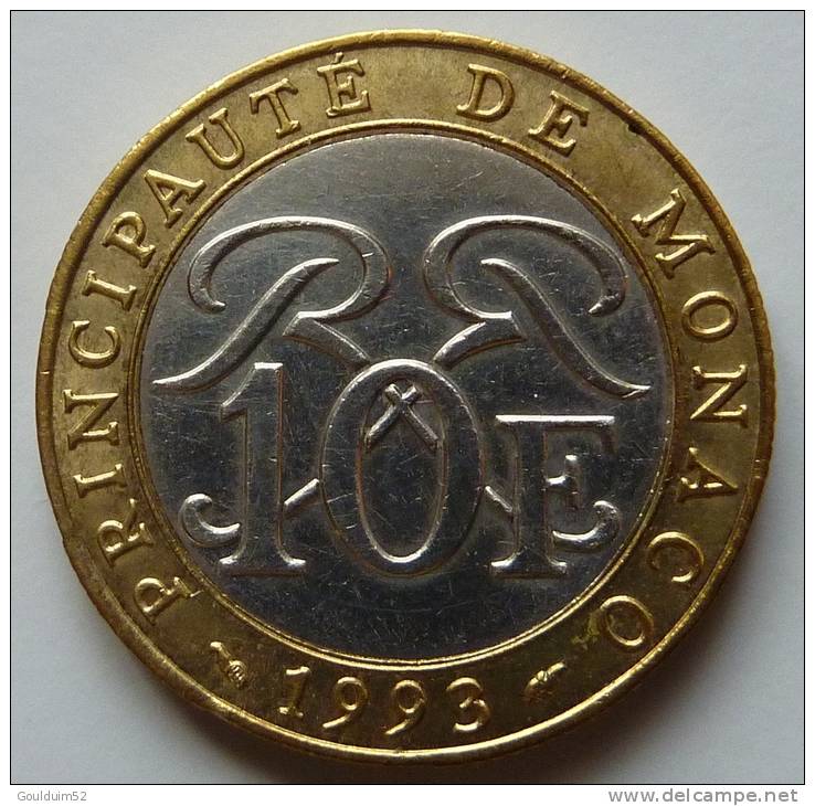 Dix Francs 1993   Sceau Des Grimaldi - 1960-2001 New Francs