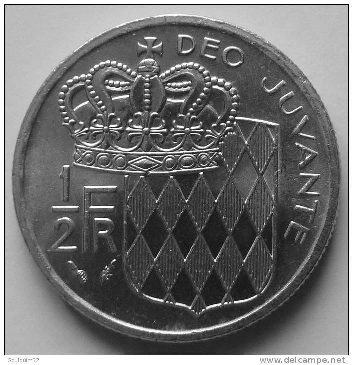 1/2 Franc 1975    Rainier III - 1960-2001 New Francs
