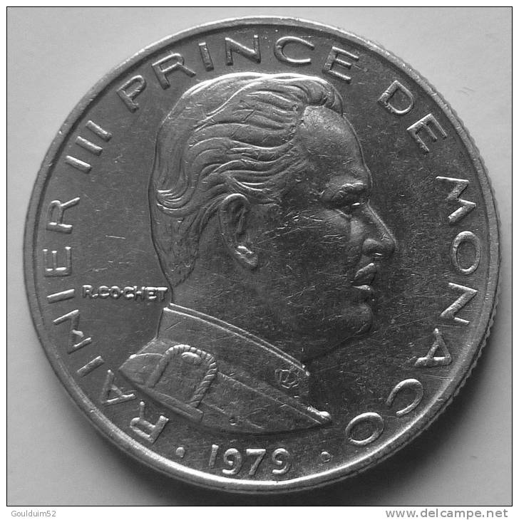 1/2 Franc 1979  Rainier III - 1960-2001 New Francs