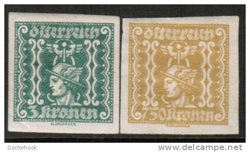 AUSTRIA   Scott #  P 48-55*  VF MINT Hinged - Journaux