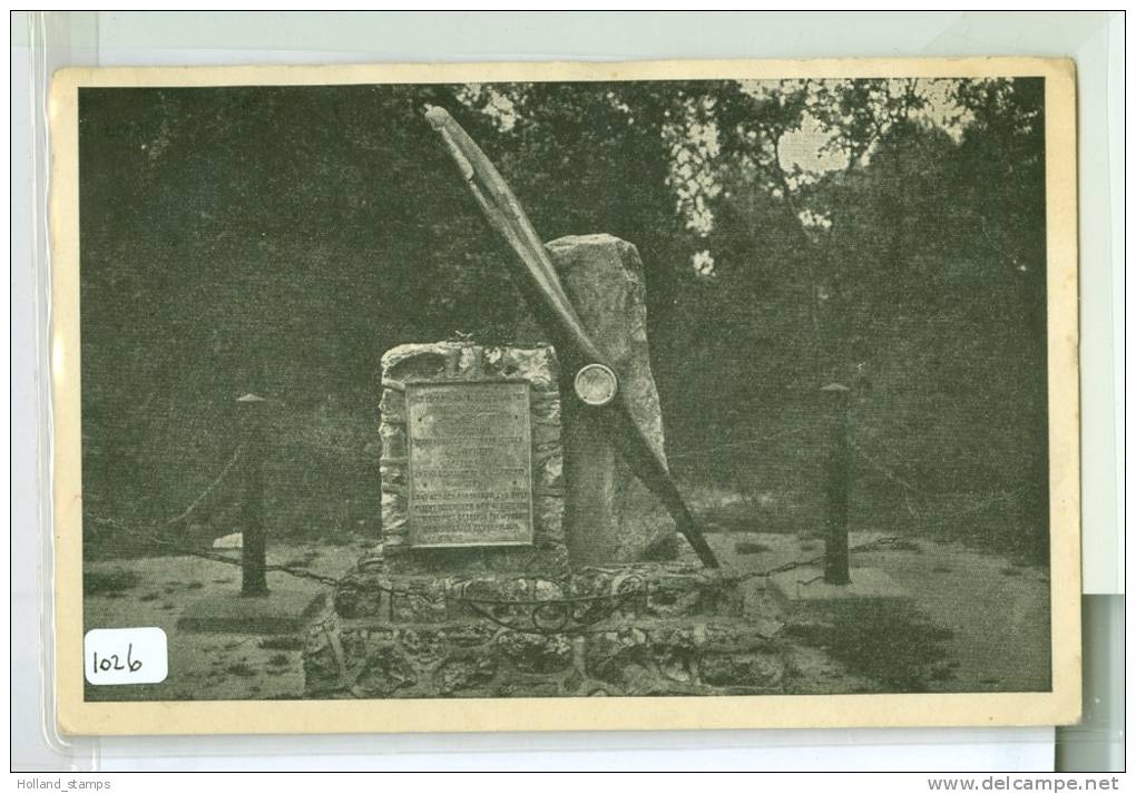 ANSICHTKAART * VAALS (1026) VLIEGERMONUMENT * GELOPEN NAAR LEIDEN IN 1946 - Vaals