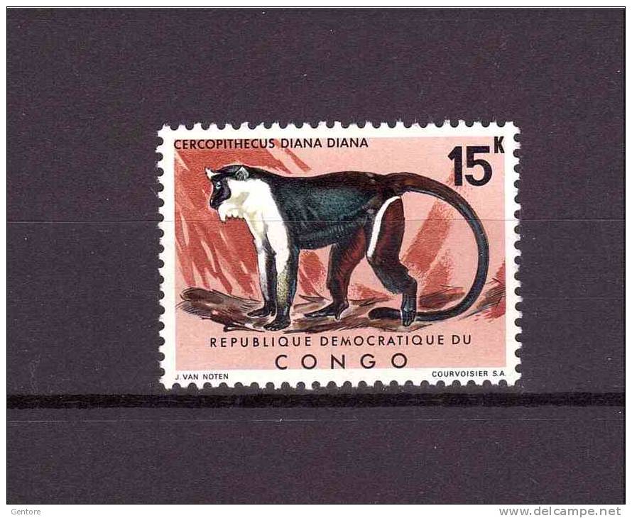 CONGO 1971 Wild Animals  Yvert Cat. N° 792   One Of Key Value Of The Set  Absolutely MNH** High Catalogue - Affen