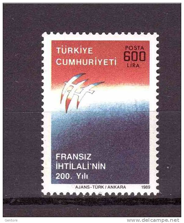 TURKEY 1989 French Revolution Unificato Cat. N° 2617  Absolutely MNH ** - Révolution Française