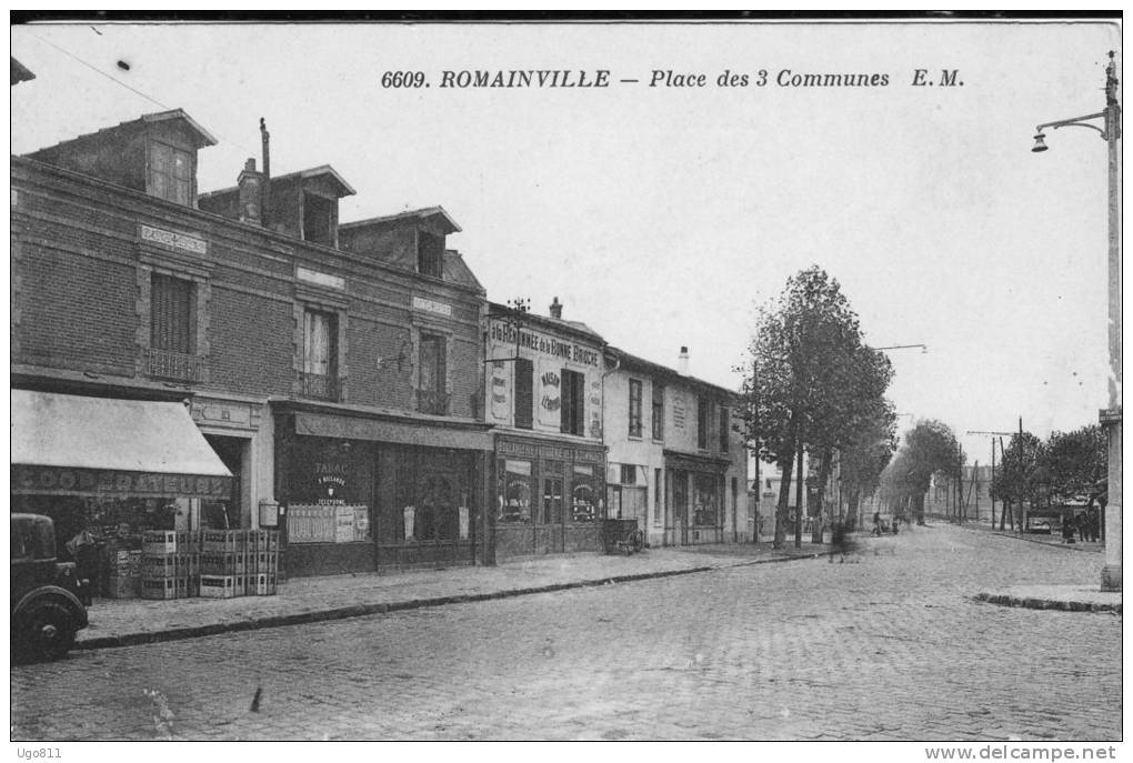 6609.    ROMAINVILLE     -    Place Des 3 Communes - Romainville