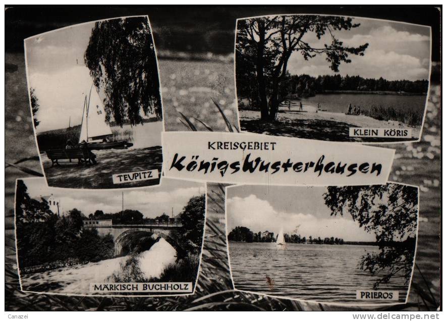 AK Kreis Königswusterhausen: Teupitz, Prieros, Klein Köris, ~1972 - Koenigs-Wusterhausen