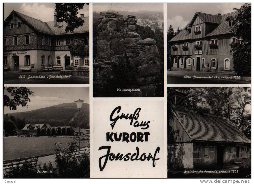 AK Jonsdorf, HOG Gondelfahrt, Dammschänke, 1967 - Jonsdorf