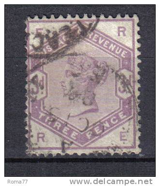 BIN354 - GRAN BRETAGNA 1883 , 6 Pence Violetto N. 80 - Oblitérés