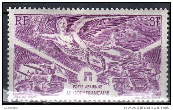 AOF - 1946: "Anniversaire De La Victoire" - N° PA 4* - Ungebraucht